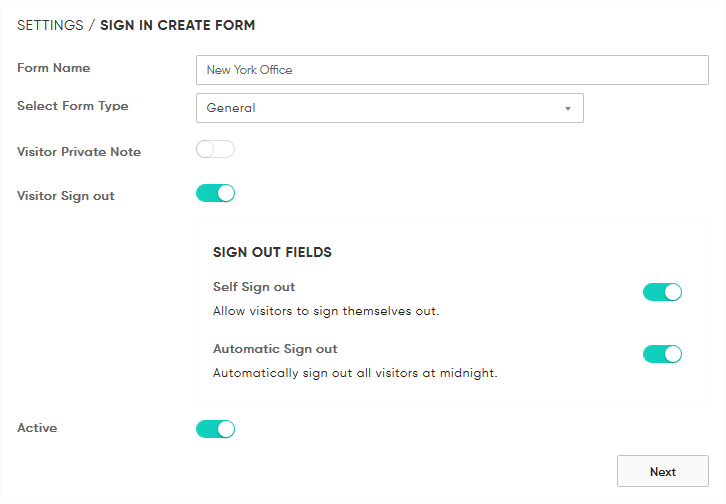 form creation in vms